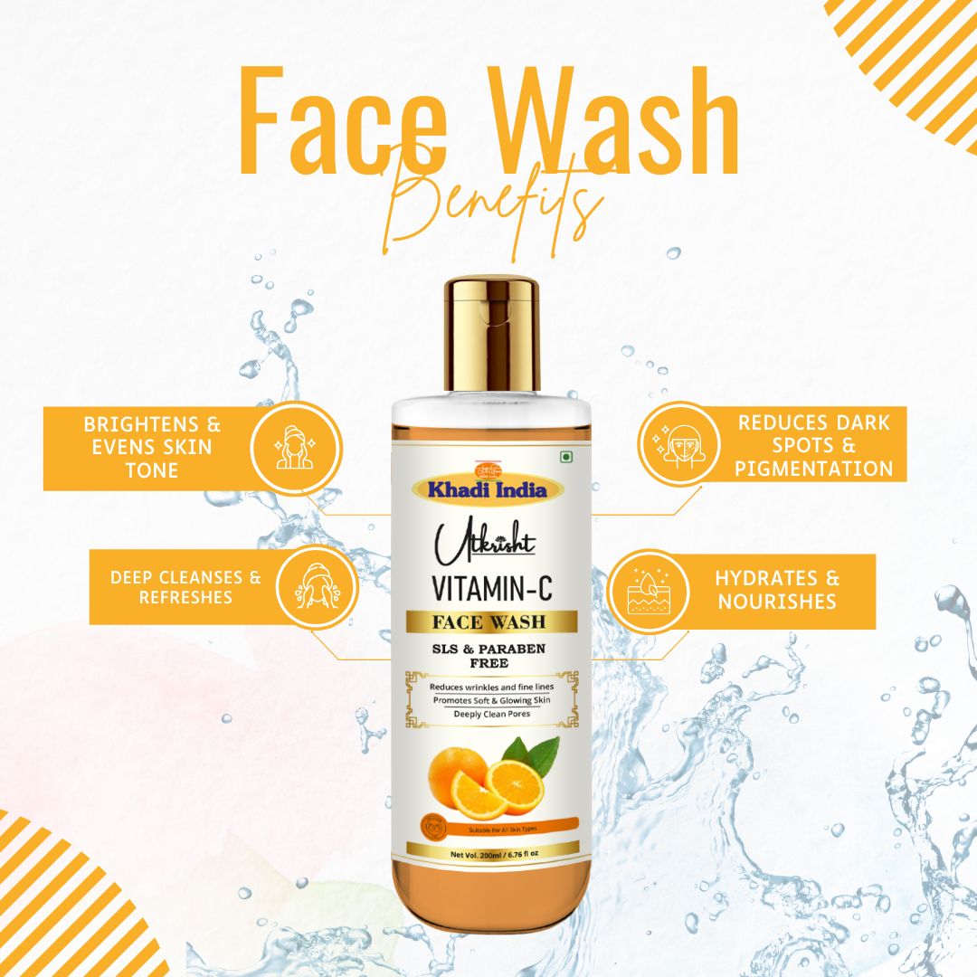 Utkrisht Khadi Vitamin C Face Wash (200ml)