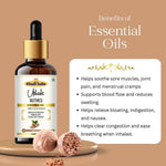 Khadi Nutmeg Essential Oil | Pure & Natural Nutmeg Oil for Face & Body Care | Essential Oil for Glowing-Looking Skin, Massage & Relaxation | Warm Aromatherapy Oil for Wellness | 15 ml