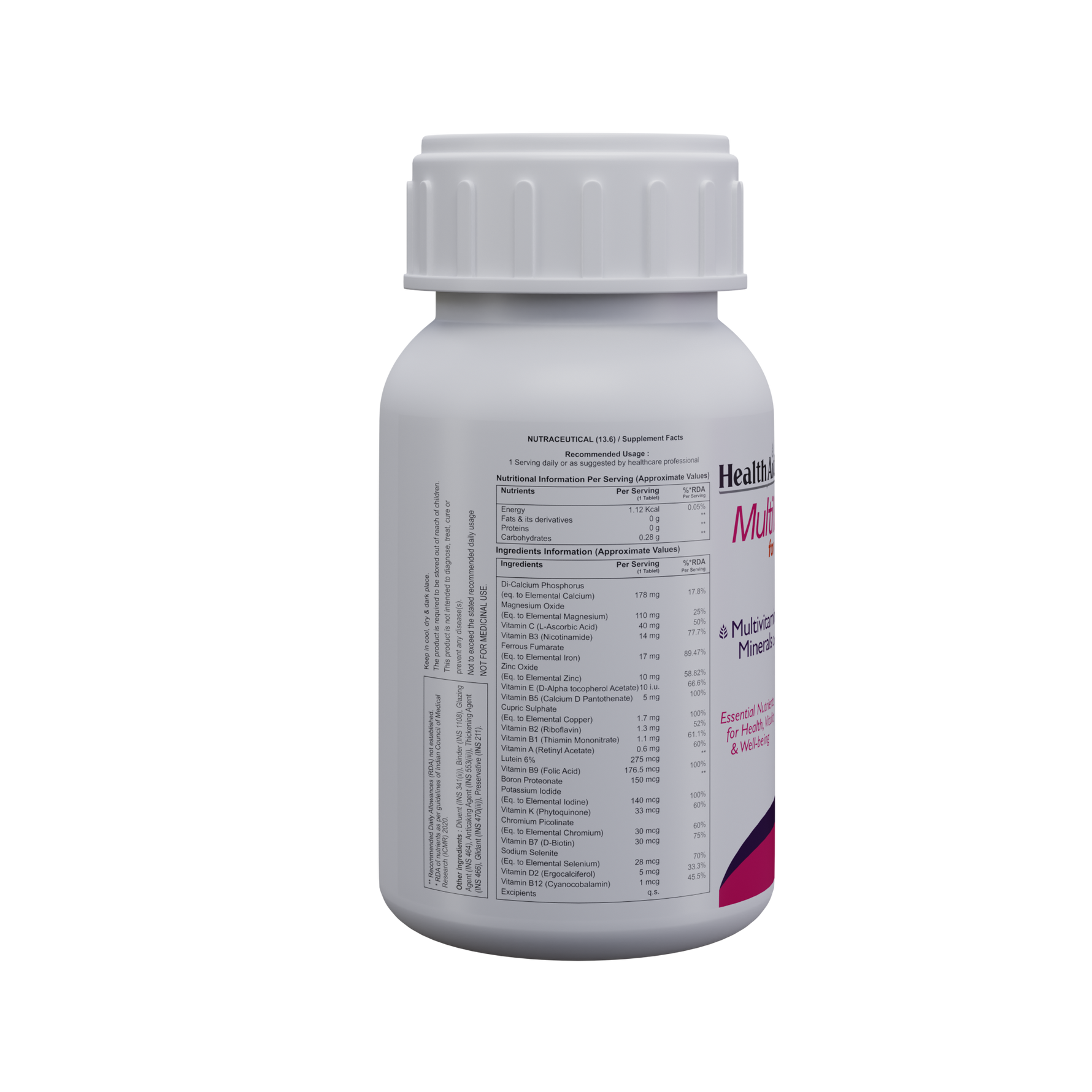 Healthaid Multimax Women Multivitamin & Mineral Complex Tablet - 60 Tablets