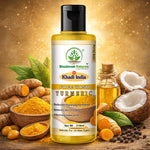 Bhudevam Naturals Khadi Turmeric Face Wash – Fights Acne, Reduces Pimples & Adds Radiance- 210ML