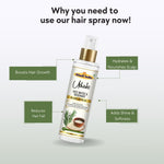 Utkrisht Khadi Pure Rice Water & Rosemary Hair Spray | Strengthening Scalp Tonic for Hair Growth & Hair Fall Control