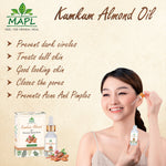 MAPL Kumkum Almond Oil | Ayurvedic Face Oil with Saffron & Almond | Enhances Glow, Skin Tone & Radiance | 15 ml