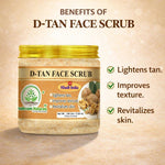 Bhudevam Naturals Khadi De-Tan Face Scrub for Tan Removal – Removes Dead Skin, Brightens Complexion & Improves Skin Texture-150GM
