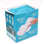Hi Life Flow Easy Organic Period Pads 280mm | 100% Organic Cotton Top Sheet Sanitary Napkins for Regular & Medium Flow (Pack of 8)