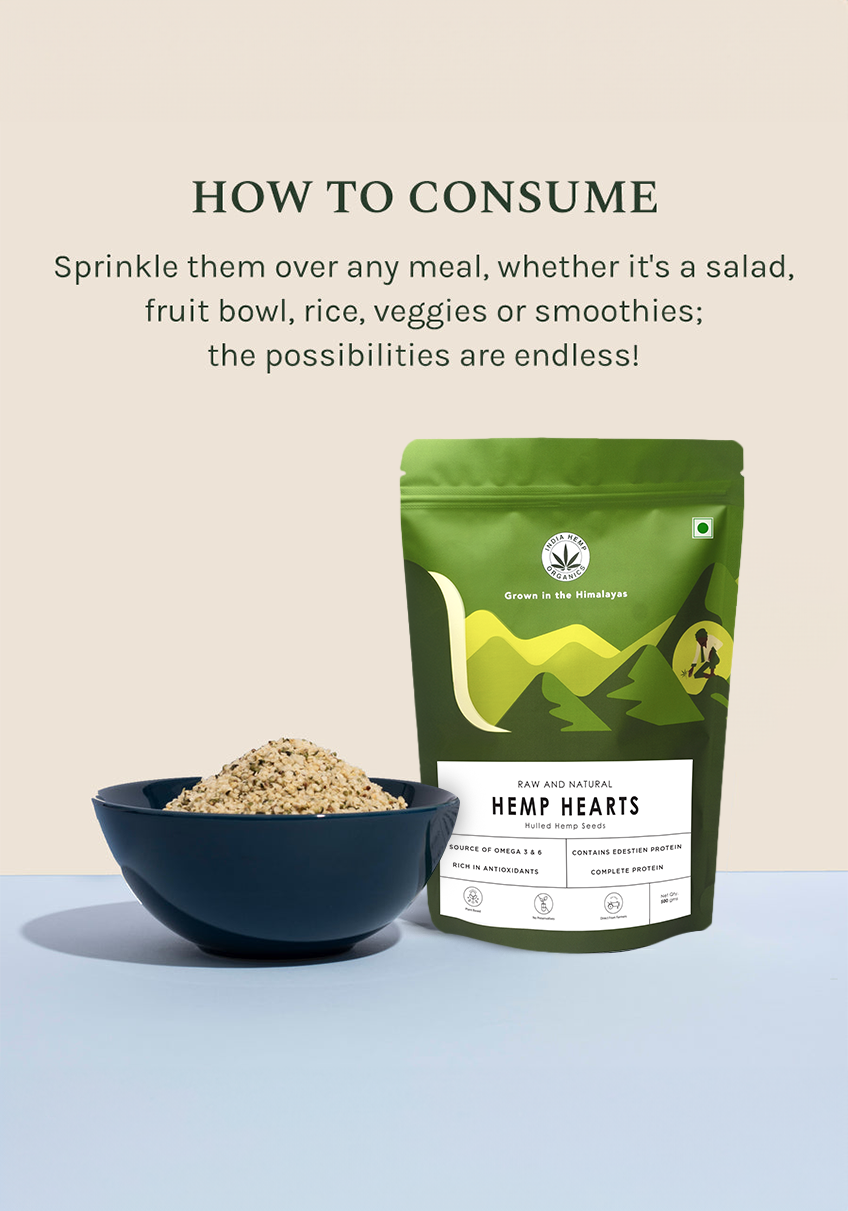 India Hemp Organics Hemp Hearts 500grams