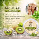 Kayee Ayurveda Kiwi Lip Balm, Moisturizing Lip Care for Dry & Chapped Lips, Helps Keep Lips Soft, Smooth & Hydrated, Nourishing Daily Lip Balm for Women & Men | 6 g