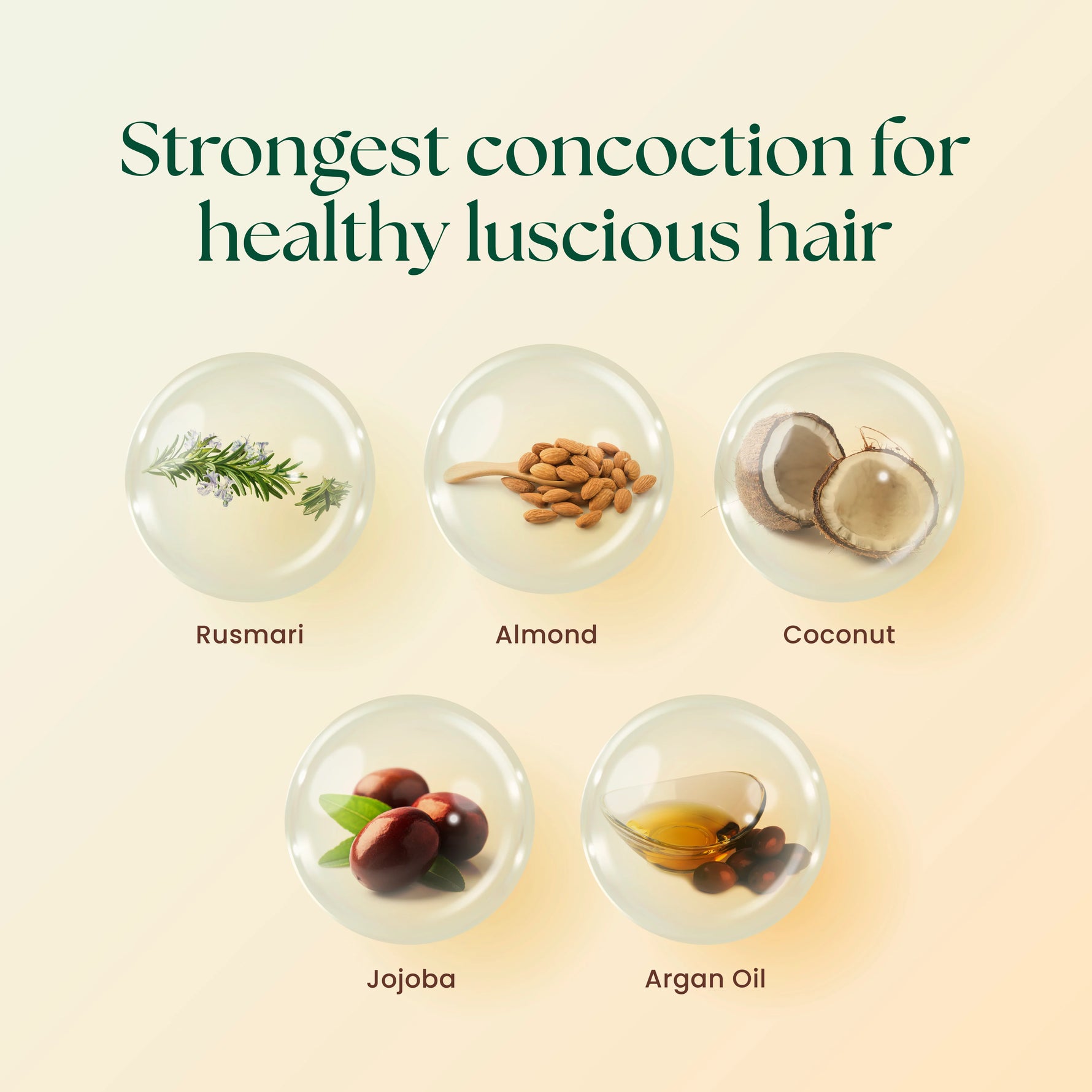 Moha: 5-in-1 Hair Oil (200ml) - Ayurvedic Hair Growth Oil for Hairfall Control & Dandruff