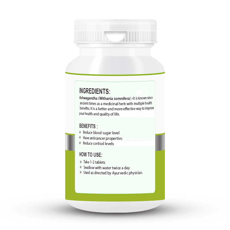 Zenius Ashwagandha Tablet - for Stress Relief and Energy-Boosting Tablets for Mental Clarity and Vitality - 60 Tablets