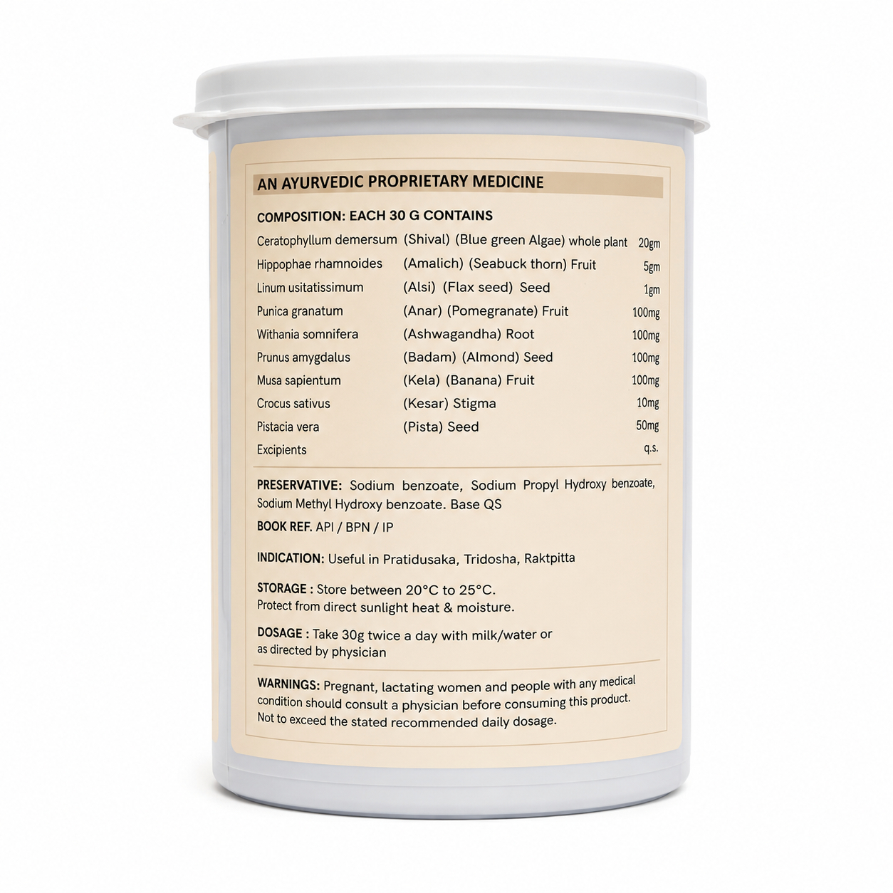 Herbs O’ Shrubs Immunity Booster Powder | Kesar Pista Flavour | Nutrition Powder | Ayurvedic Vitality Blend with Ashwagandha, Sea Buckthorn & Blue Green Algae | Vegan & Daily Immune Support,  200g