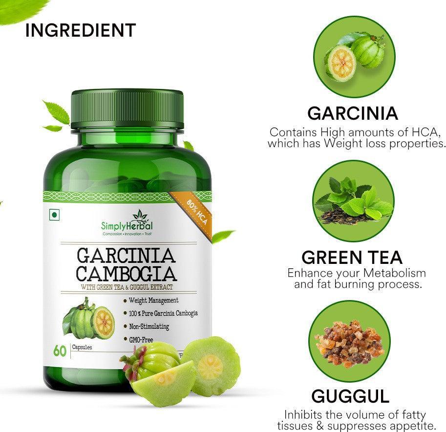 Simply Herbal Garcinia Cambogia Extract 800mg Capsule - 60 Capsules