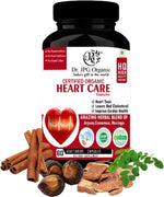 DR. JPG Organic Heart Care Capsules (500mg, 60 Veg Capsules) | For Cardiovascular Health, Blood Pressure & Lipid Management | 100% Certified Organic