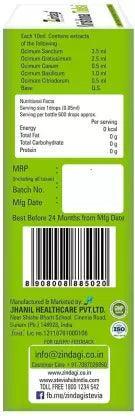 Zindagi Krishna Tulsi -  Immunity Booster Drop - Panch Tulsi Extract (Pack of 2) Each 30 ml