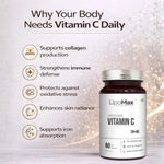 Pure Nutrition Liposomal Vitamin C 80mg (70%), 60 Capsules | Antioxidant & Immune Support