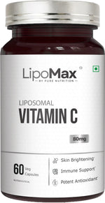 Pure Nutrition Liposomal Vitamin C 80mg (70%), 60 Capsules | Antioxidant & Immune Support