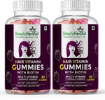 Simply Herbal Hair Vitamin Gummies with Biotin - 30 Gummies