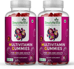 Simply Herbal Multivitamin Gummies Strawberry with 16 Vitamins and Minerals for Growth  – 30 Gummies

