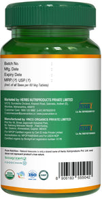 Pure Nutrition Organic Moringa 1200mg - 60 Tabets| Rich in Antioxidants, Vitamins & Minerals | Supports Healthy Digestion, Immunity, Energy Levels & Detox | Superfood Supplement for Men & Women