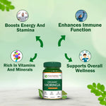 Pure Nutrition Organic Moringa 1200mg - 60 Tabets| Rich in Antioxidants, Vitamins & Minerals | Supports Healthy Digestion, Immunity, Energy Levels & Detox | Superfood Supplement for Men & Women