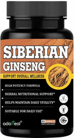 Adorreal Siberian Ginseng Capsules | 60 Capsules