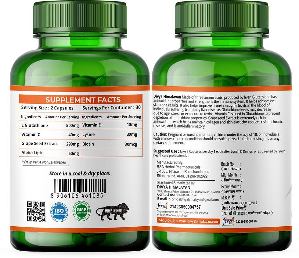 Divya Himalayan Skin Glow Therapy Capsule - 60 Capsules (Pack of 2)