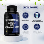 Simply Herbal Testosterone Booster With Horny Goat Weed Capsule - 60 Capsules (Pack of 2)