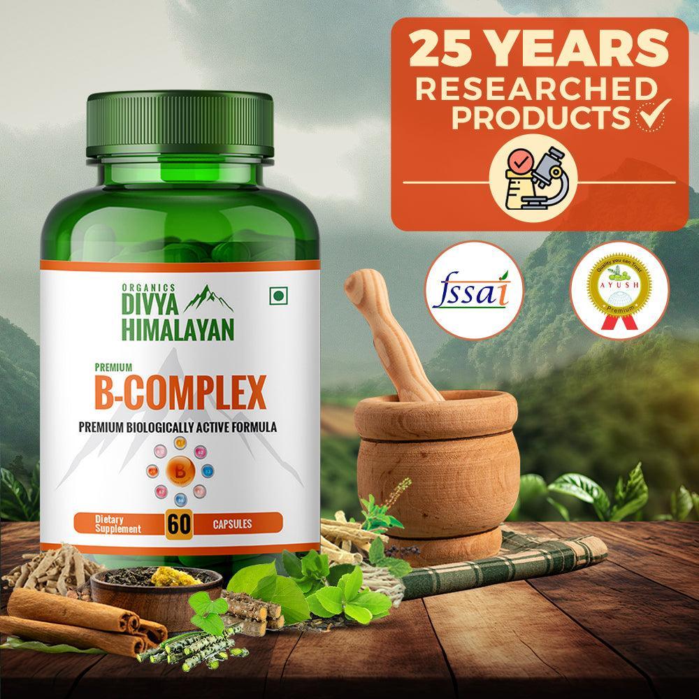Divya Himalayan Premium B Complex Capsule - 60 Capsules