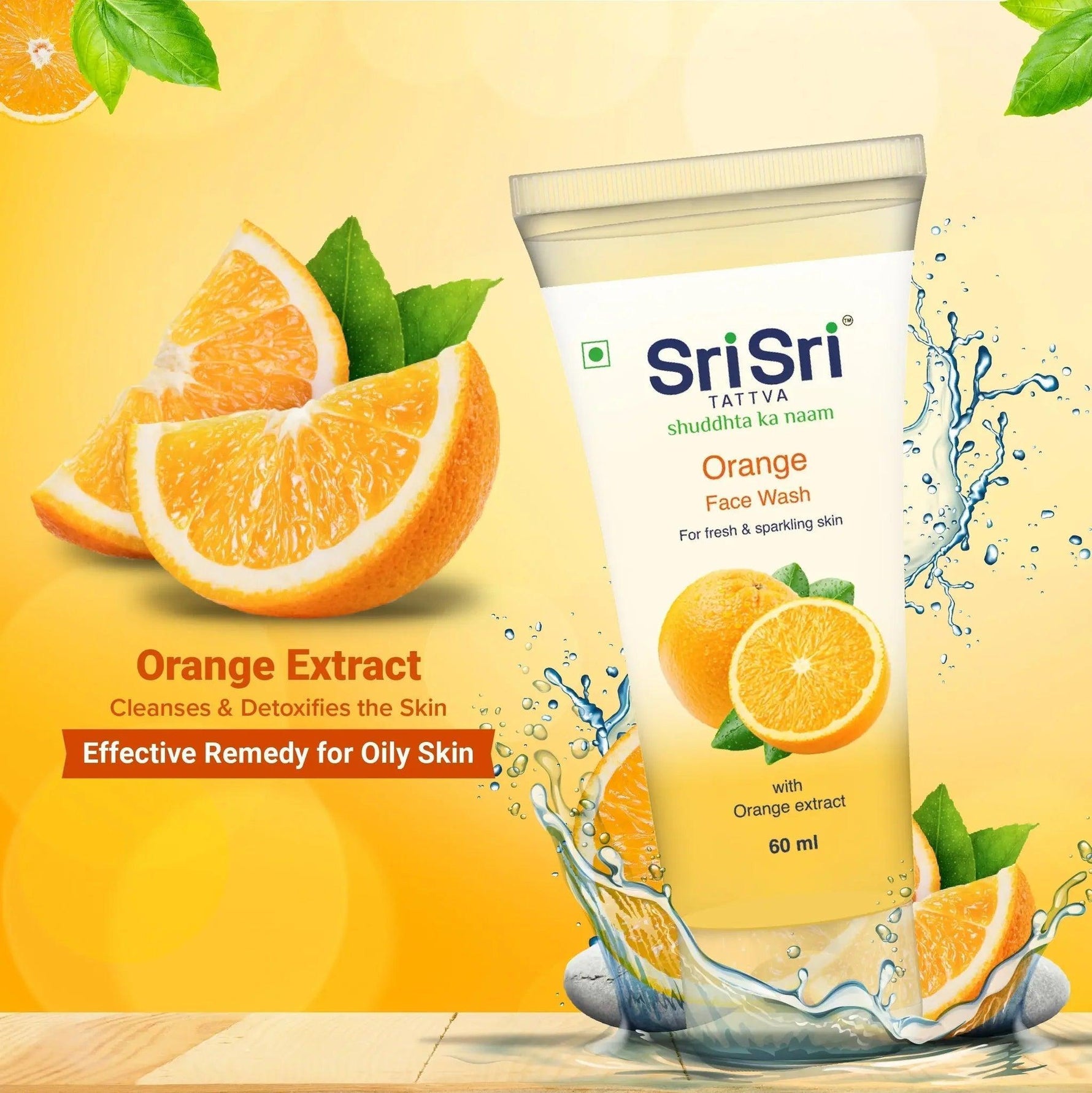 Sri Sri Tattva Orange Face Wash - Pack of 2