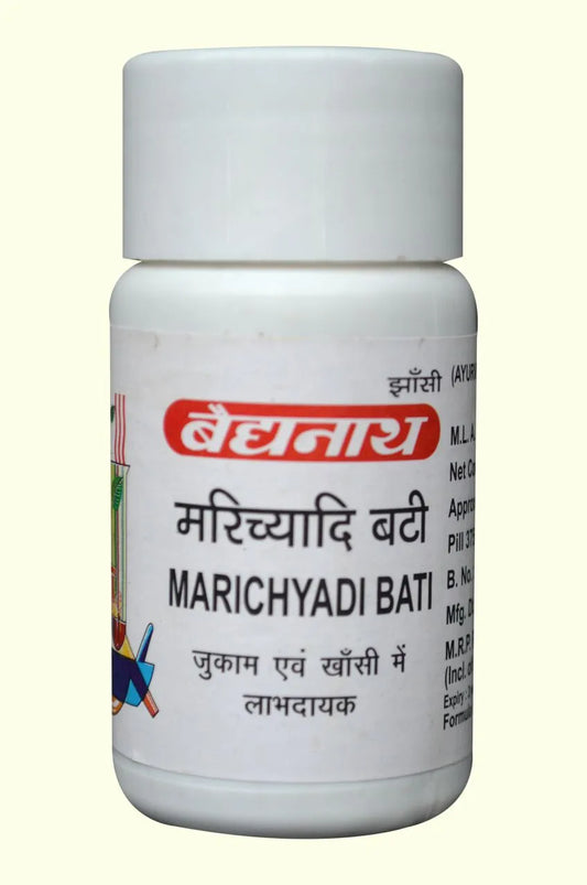 Baidyanath (Jhansi) Marichyadi Bati - 10gm - Pack of 2