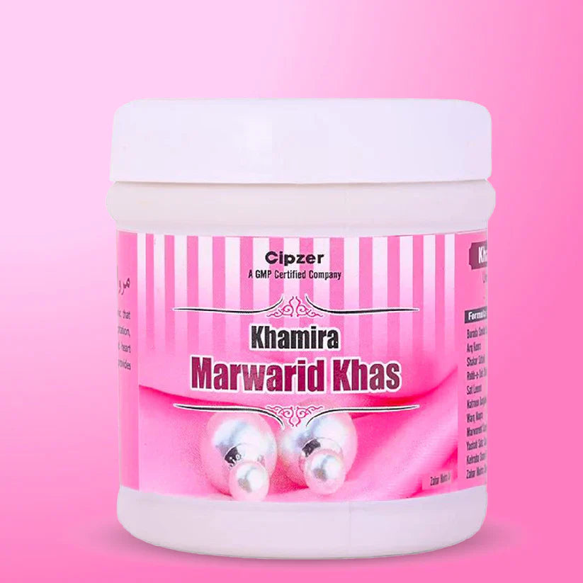 Cipzer Khamira Marwarid Khas - 125gm | Herbal Tonic for BP, Typhoid, Chickenpox & Smallpox Recovery