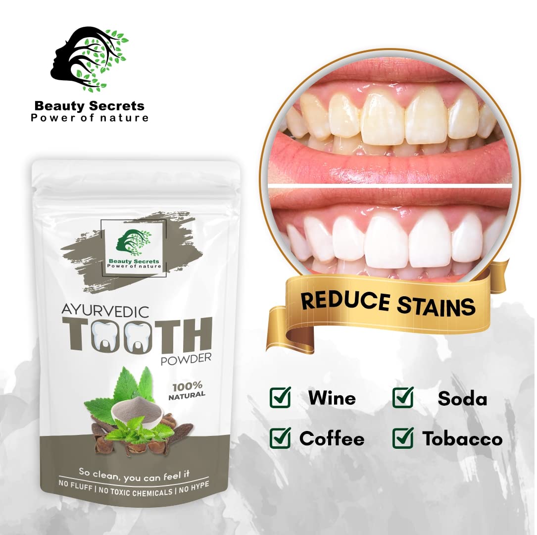 Beauty Secrets Ayurvedic Tooth Powder - 50gm