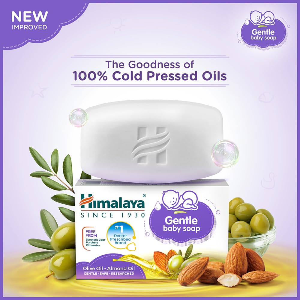 Himalaya Gentle Baby Soap 75gm Value Pack of 4