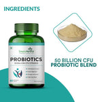 Simply Herbal Probiotics 50 Billion CFU Strains Capsules for Men & Women - 60 Capsules