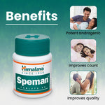 Himalaya Speman Tablet for Men's Health - 60 Tablets