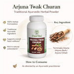 Paartha Arjun Churan Powder – Ayurvedic Arjuna Bark Supplement for Heart & Immunity Support – 100g
