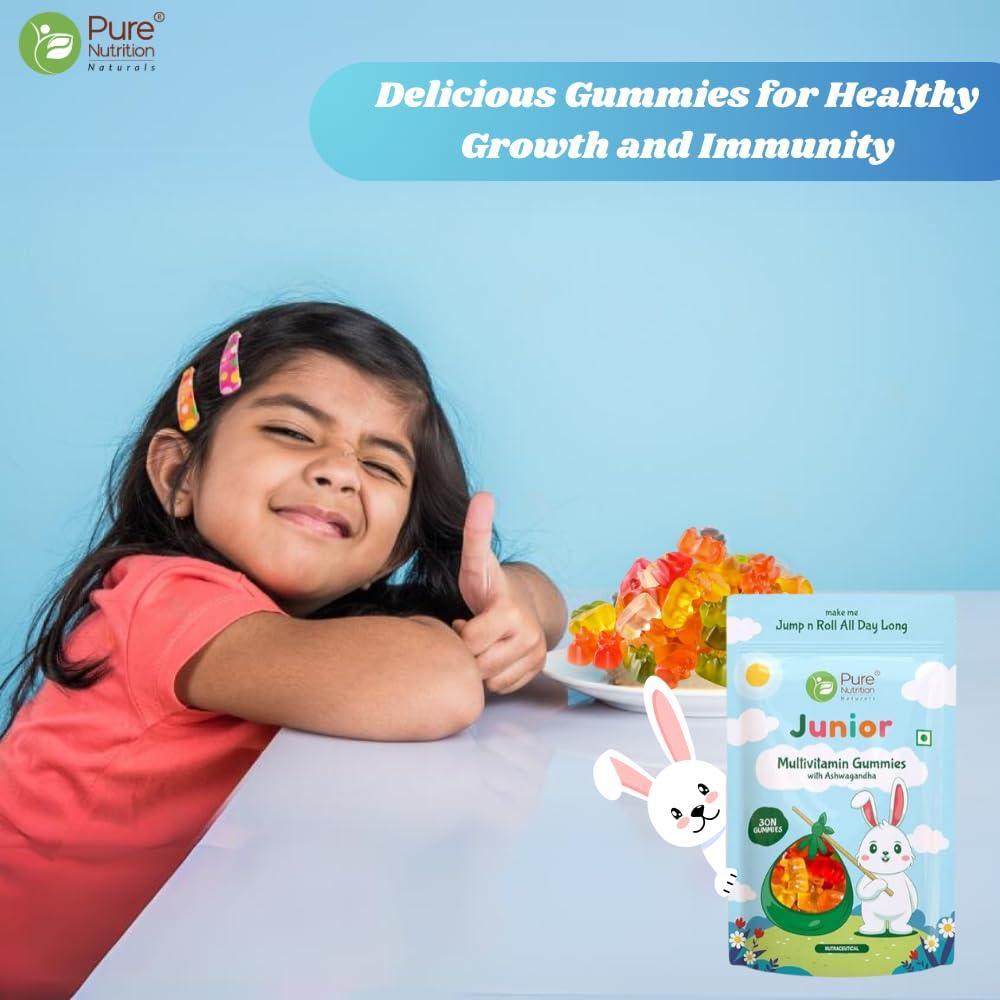 Pure Nutrition Junior Multivitamin Gummies - For Healthy Growth