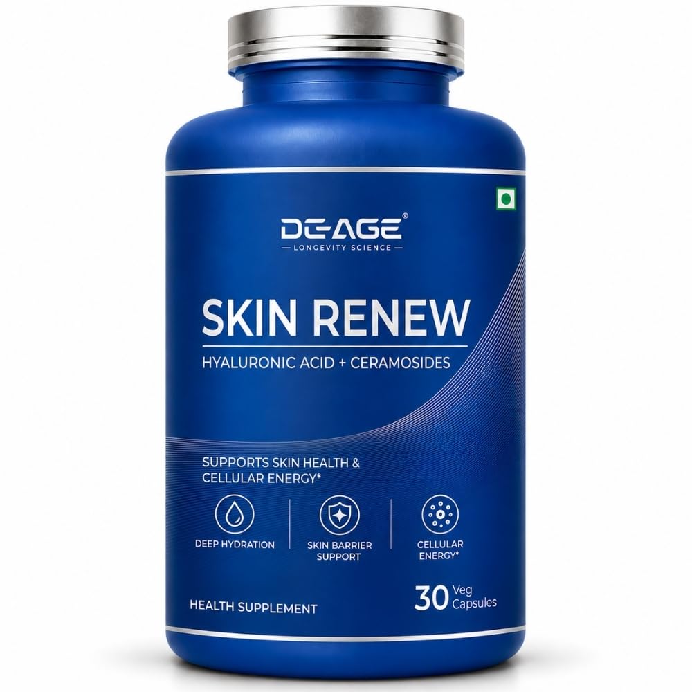 De-Age Anti-Aging Skin Care Supplement 30 Capsules | Skin Health & Healthy Aging Support