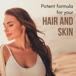 Pure Nutrition Biotin Tablet - with Sesbania, Bamboo Shoot, Moringa & Amla – Promotes Hair Growth, Glowing Skin, Strong Nails & Overall Wellness for Men & Women