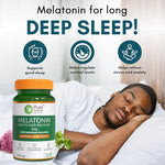 Pure Nutrition Melatonin 5mg with Tagar & Chamomile, 120 Tablets | Sleep Support