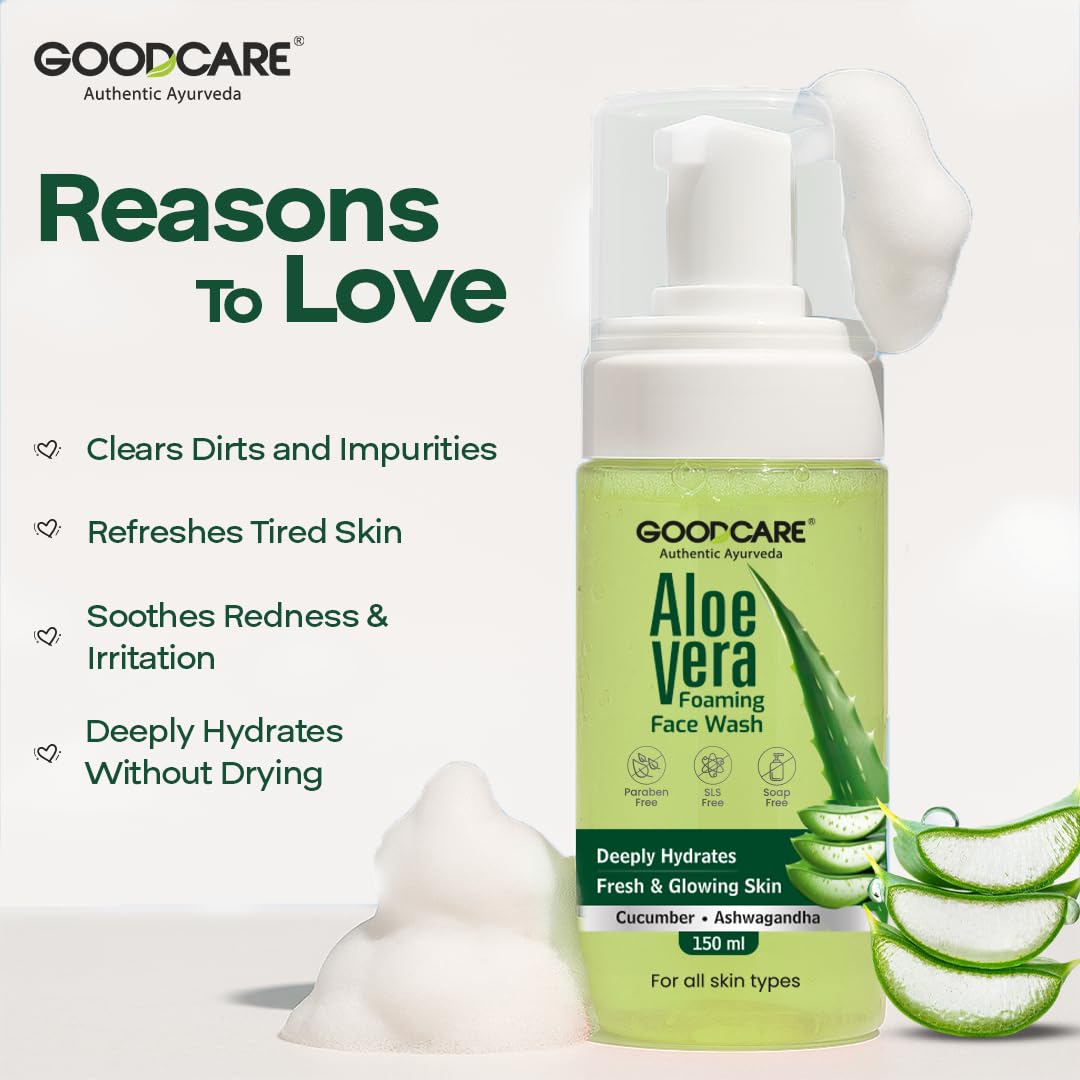 Goodcare Aloe Vera Foaming Face Wash - 150ml