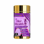 Vitaminnica Her Health PCOS Care Formula - Hormonal Balance & Ovarian Support, 60 Veg Capsules