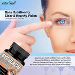 Adorreal Eye Health Capsules (60 Capsules) | Supports Vision, Reduces Eye Strain, Blue Light Protection & Macular Health