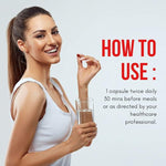 Pure Nutrition Apple Cider Vinegar 610mg Veg Capsule - 60 Capsules