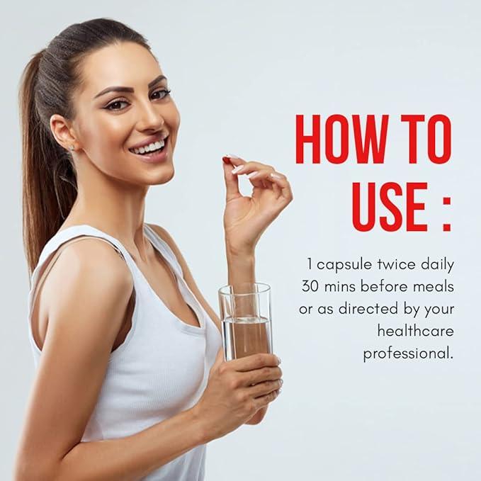 Pure Nutrition Apple Cider Vinegar 610mg Veg Capsule - 60 Capsules