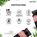 Adorreal Iron Folic Capsules (60 Capsules) | Gentle Iron Supplement for Hemoglobin, Energy & Red Blood Cell Health