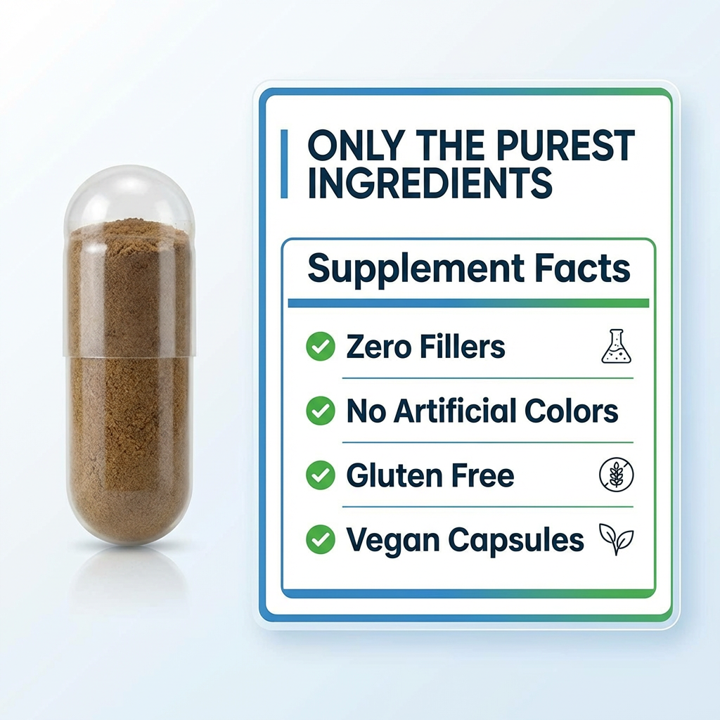 Organic Wellness Licorice Capsules -  90 Capsules Bottle