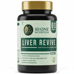 10 One Nutrition Liver Revive Detox 500mg (60 Veg Capsules) | Natural Liver Care, Fatty Liver Support & Digestive Enzyme Support