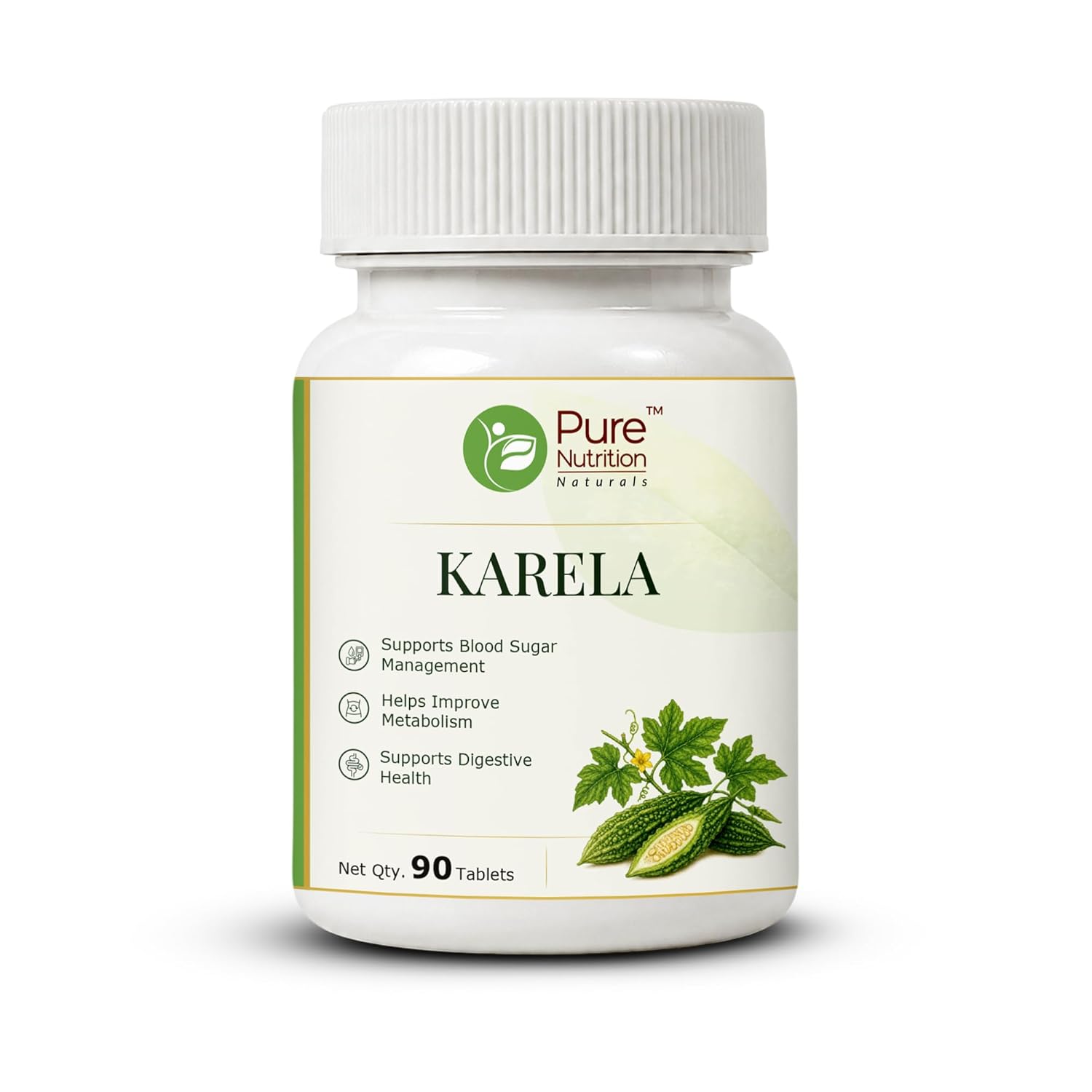 Pure Nutrition Karela Tablets (250mg | 90 Tablets)
