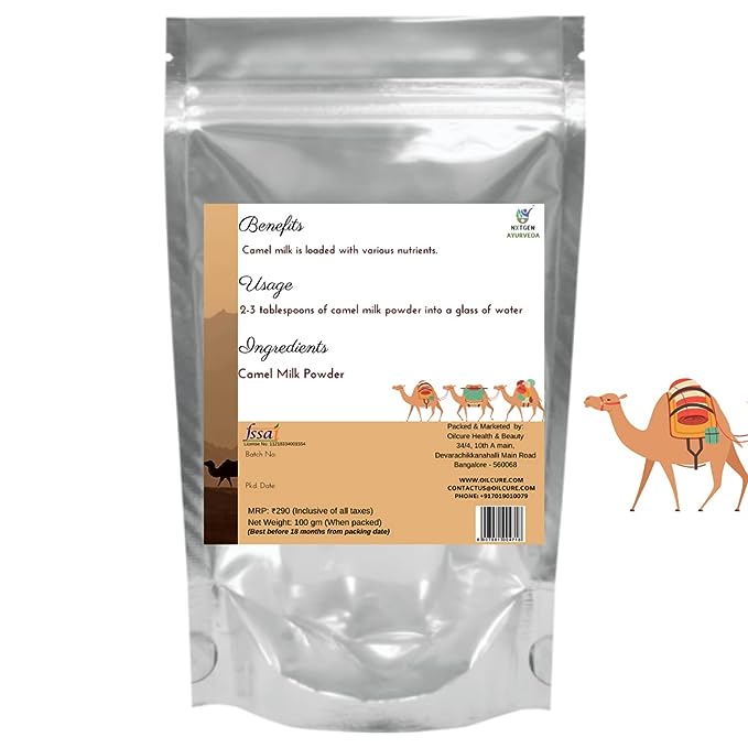 Nxtgen Ayurveda Camel Milk Powder - 100 gms (Pack of 2)