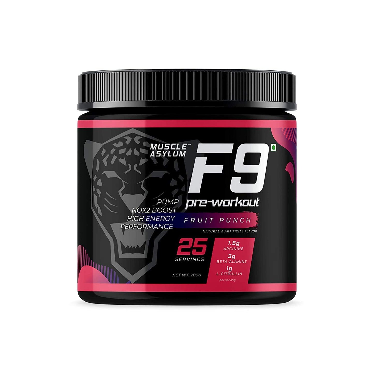 Muscle Asylum F9 Series Pre-Workout Powder