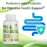Royal Swag Pre and Probiotic Capsules - Gut Health & Digestive Support (60 Count)